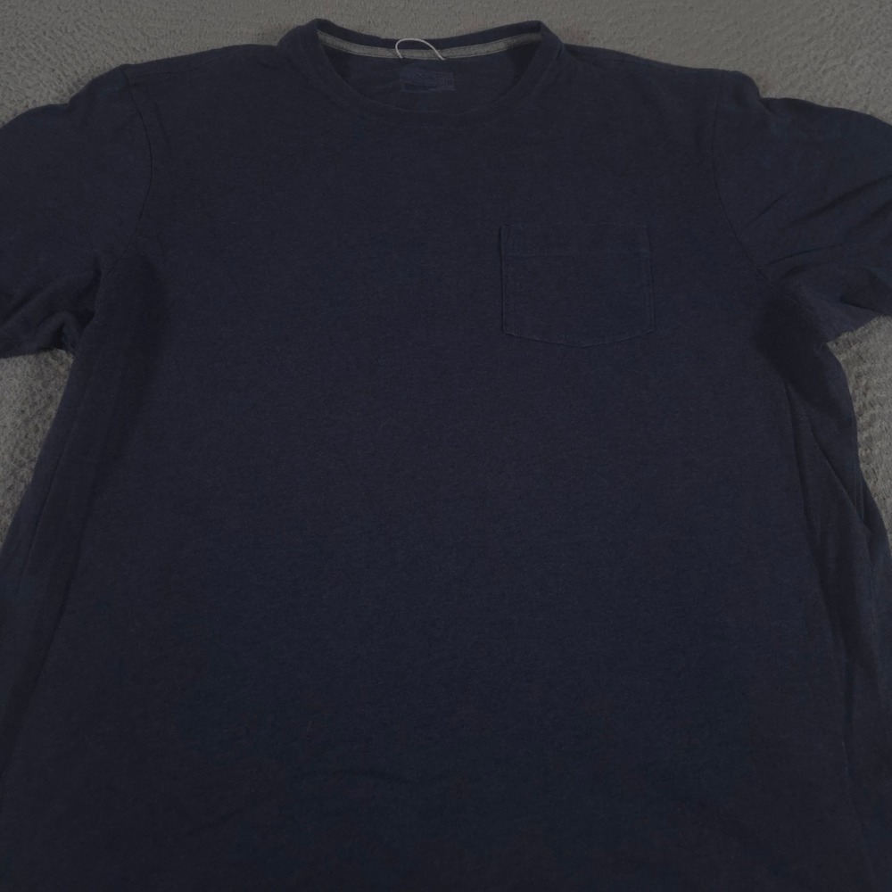 Patagonia Shirt Mens Large Navy Squeaky Clean Pocket Tee Organic Cotton Outdoor